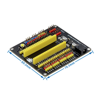 Placa de expansión Raspberry Pi Pico adaptador de extensión GPIO Breakout pines macho y hembra integrados para Pico