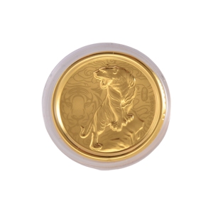 Monete d'oro 200mg di alta qualità in rilievo i dodici segni zodiacali cinesi monete d'oro personalizzate - Product Image 4