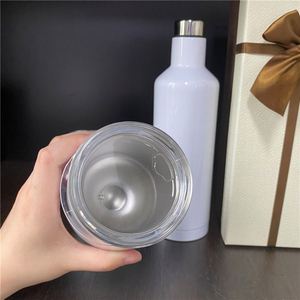 17Oz 1Pc <b>Bottle</b> & 2Pcs Tumbler Set Double Walled Vacuum Insulated Wine Gift <b>Box</b> for Sublimation - Product Image 2