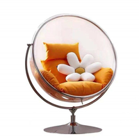 Mobilier de patio moderne et populaire, chaise à bulles, œuf d'or, chaise suspendue, balançoires de patio