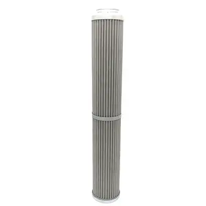 10 Micron Gesinterde Ss Metalen Fiber Geplooide Brandstof Gas Filter Element Voor Aardgas En Andere Petrochemische Gas