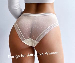 Vente en gros Sous-vêtements string en nylon et soie glacée pour femmes, <span class=keywords><strong>Culotte</strong></span> respirante sans couture transparente à travers la dentelle Sexy sans trace à séchage rapide - Product Image 3