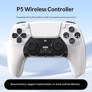 Controller di Gioco Wireless Personalizzato per P5, Giroscopio a 6 Assi, Doppio Vibrazione, <span class=keywords><strong>Bluetooth</strong></span> 5.1, <span class=keywords><strong>Joystick</strong></span>, Prezzo di Fabbrica OEM - Product Image 3