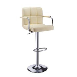 Petit Tabouret de Bar <span class=keywords><strong>Maison</strong></span> Réglable Usage Général Pas <span class=keywords><strong>Cher</strong></span> Mobilier de Cuisine Cuir PU Hôtels Chaise de Bar Restaurant - Product Image 3
