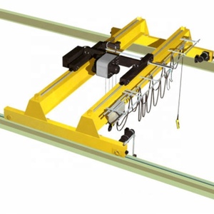 Grúa de <span class=keywords><strong>puente</strong></span> aérea europea de doble haz de alta resistencia 5T 10t 15T 20t 30t 50t 80t Elevación de elevación de espacio libre bajo - Product Image 4