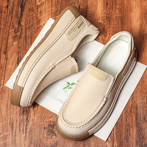 Chaussures en toile pour hommes, à enfiler, bout rond, doublure en maille respirante, semelle extérieure en caoutchouc, pour l'été, décontractées - Product Image 3
