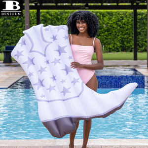 Bouée gonflable géante en PVC robuste en forme de botte de cowgirl, matelas flottant pour <span class=keywords><strong>piscine</strong></span>, idéal pour enterrement de vie de jeune fille et adultes - Product Image 1