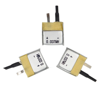 Ketebalan pabrik murah baterai Mini 2mm GEB 201212 3.7V 10mAh 15mAh baterai isi ulang polimer litium untuk GPS Mini