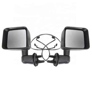 Kit de Reemplazo de Espejos Retrovisores ABS, Soporte de Reubicación, Espejos Laterales Nuevos para Jeep Wrangler JK 2007-2017, Negro Universal, 1 Año de Garantía - Product Image 4