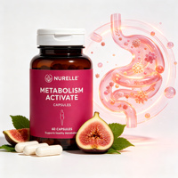 Capsules Activateur de Métabolisme Garcinia Cambogia Probiotique Gestion du Poids Santé Intestinale Contrôle de l'Appétit Complément Alimentaire 60 Gélules