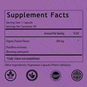 <span class=keywords><strong>Capsule</strong></span> di Passiflora Incarnata 600 mg per il Supporto dell'Umore, Erba Naturale Senza Additivi - 90 <span class=keywords><strong>Capsule</strong></span> - Product Image 2