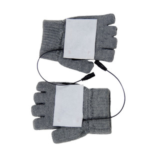 Calentador eléctrico portátil inalámbrico Grafeno Deportes Pesca Tejidos Medio dedos Guantes calefactables eléctricos - Product Image 5
