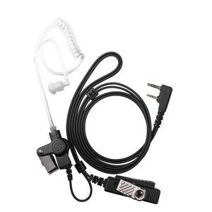 Auricular con tubo de aire Etmy EJ-C005 K con PTT para walkie talkie TK2000 TK3207 ET-99 - Product Image 1