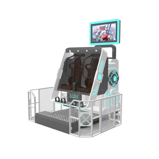 360 Degree Durable PVC Steel VR Simulator Machine Indoor/Outdoor Double-Seats Roller Coaster Coin Operated Amusement Ride Home