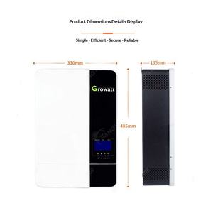 Inversor Fotovoltaico Growatt SPF <span class=keywords><strong>5000</strong></span> ES para Sistemas Aislados (Off-Grid) con Almacenamiento de Energía DC/AC, Expansión en Paralelo Disponible, 98% de Eficiencia - Product Image 3