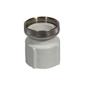 Raccord ABS blanc avec anneau en laiton 1'' x 32 mm, accessoire pour tuyaux de plomberie - Product Image 1