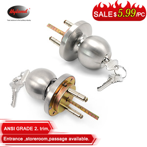 Perilla de ajuste compatible con dispositivo de salida de emergencia, ANSI Grado <span class=keywords><strong>2</strong></span>, HYLAND OEM 037, cerradura de manija exterior, perilla de bloqueo de un lado. - Product Image 2