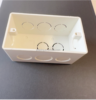 Boîtes de projet électrique 4x4 1-1/2' en PVC, plastique ABS, boîtier de prise électrique, boîtes de distribution électrique