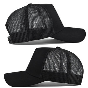 Topi Baseball 5 Panel Warna Solid, Atasan Keras, Dapat Disesuaikan, Bahan Jaring Bernapas, Iklan, Personalisasi, Pinggiran Melengkung, Pelindung Matahari - Product Image 5