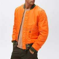 Blouson aviateur camouflage réversible coupe-vent personnalisé pour hommes pour l'hiver