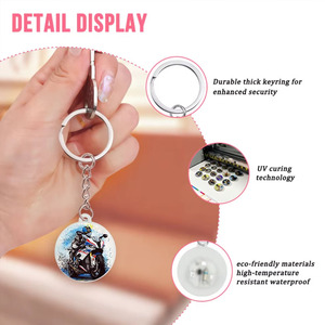 Portachiavi LED Bifacciale in PVC con Stampa UV a Colori Premium, Foto Nitide, Alta Durabilità per Uso Quotidiano, Accessori Originali - Product Image 2