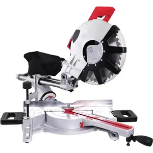 TOLHIT Industrial Wood Aluminum Cutting Table Saw Laser Electric Double Bevel Sliding Miter Saw 12 Inch 110v 230v 305mm 2100w