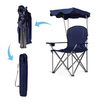 Chaise de plage pare-soleil imperméable Camping pliable Oxford chaise en acier extérieur amovible chaise de plage de Camping pliante