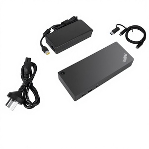 40AF0135 para <span class=keywords><strong>Lenovo</strong></span> ThinkPad, Base de Conexión Híbrida con Múltiples Puertos, Hub <span class=keywords><strong>USB</strong></span> <span class=keywords><strong>C</strong></span>, Estación de Acoplamiento con DisplayPort - Product Image 1