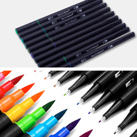 48/60/72 couleurs Art Marqueur pour Dessin Peinture Set Double Brosse Stylo Aquarelle Professionnel Marqueurs