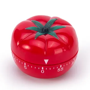Custom Logo 60-Minute Wind-up Kitchen Timer Creative Mechanical Egg Alarm for Cooking & Study Small Plastic Digital Display