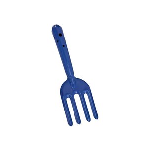 Râteau de jardin en plastique bleu pour enfants et adultes, outil léger et durable pour l'excavation de sable et la plantation de légumes, utilisation en extérieur - Product Image 1