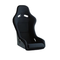 Asiento de Carreras Universal de Simulación 9003B de Fibra de Vidrio con Simulador de Movimiento de Coche y Cuero PVC Brillante