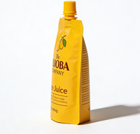 Sachet à bec verseur en aluminium thermoscellable écologique 50 ml 100 ml avec bouchon à pression pour recharge de jus