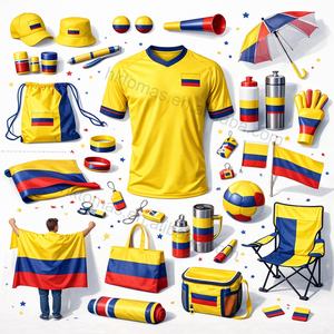 Set de Regalo de Artículos de Apoyo para Fans: Pulsera, Diadema, Cordón, Gafas de Sol, Kit de Apoyo para Eventos Deportivos y Días de Partido - Product Image 5