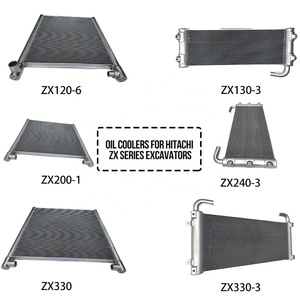 เครื่องทำความเย็นน้ำมันไฮดรอลิกสำหรับรถขุดฮิตาชิ ZX200-1 รุ่น 4448321 แกนอะลูมิเนียมสำหรับงานหนัก - Product Image 3