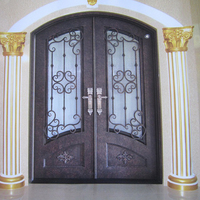 1 boîte de portes en fer, modèle chinois