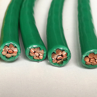 THHN-Cable de cobre eléctrico THWN, Cable aislado de PVC de nailon recubierto, THW 8 10 12 14 AWG