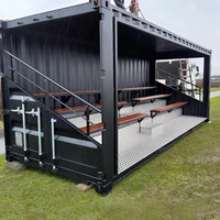 20/40 pieds Portable Stade Sièges Conteneur Modulaire Tribune Événement Sportif Gradins Portable Stand Conteneur