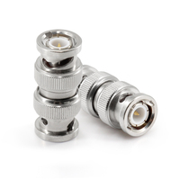 Adaptateur coaxial RF XINQY BNC mâle-mâle JJSD 50 Ohm pour la diffusion et la communication RF