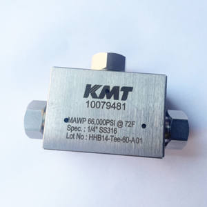 Ricambi Originali KMT per Taglio a Getto d'Acqua ad Alta Pressione 10079481 Gruppo a T per Macchina da Taglio a Getto d'Acqua HP SST 60K - Product Image 1