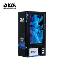 DKM Vente en Gros Mini Publicité Mince Écran Tactile Intelligent Petit Distributeur Mural Intelligent pour Cigarette Préservatif