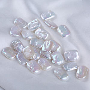 Perlas Sueltas Barrocas Naturales de Agua Dulce de 11-13 mm, Pequeñas y Rectangulares, para Material de Accesorios de Bricolaje - Product Image 4