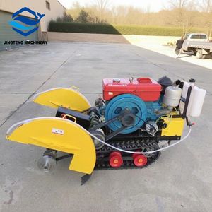 Machine de coupe de route à double lame haute puissance Lame de 400mm/600mm Moteur diesel Scie à béton - Product Image 1