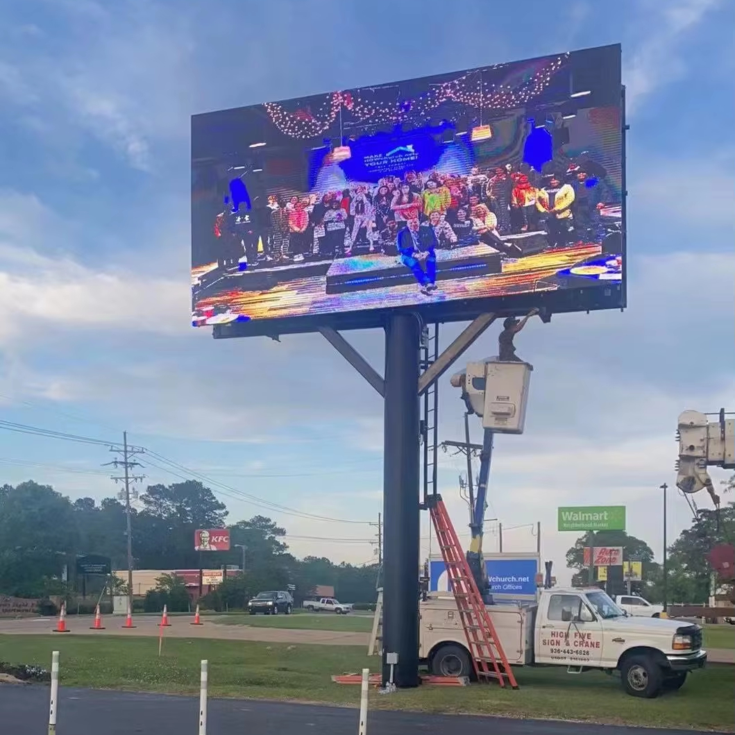 Lecede LED Full Color Electronic Large LED Billboards Outdoor Exterior P6.35 LED Advertising LED Sign Outdoor Display