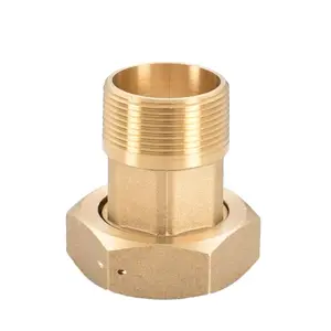 Forged 20mm 3/4 BSP Thread Brass Fitting Water Meter Connector Fittings