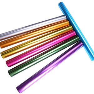 Aluminum Alloy Relay Batons 58g Track And Field Equipment Colorful Baton For Running Race With Laser Engraving Option - Product Image 1