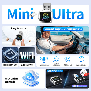 Đầu thu JMC <span class=keywords><strong>2025</strong></span> Mini USB CarPlay & Android Auto với hỗ trợ Google Maps và nghe nhạc, bảo hành 1 năm - Product Image 6
