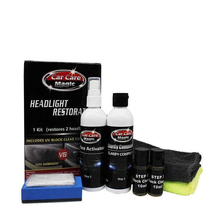 Car Coating Headlight Restoration Kit Plastic