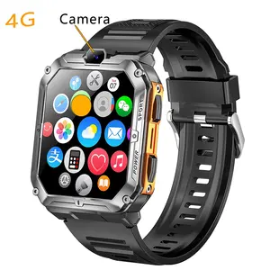 2024 P18 Smart Watch 4g SIM Card with1.96" Touch Screen Video Call WIFI GPS Outdoor Fitness Tracker APP Download for Men