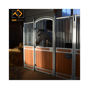 Profissional Prático Cavalo Portátil Estável Interior e Exterior Resistente Hot-Dip Galvanização Novo e Elegante Stall Equestre - Product Image 2